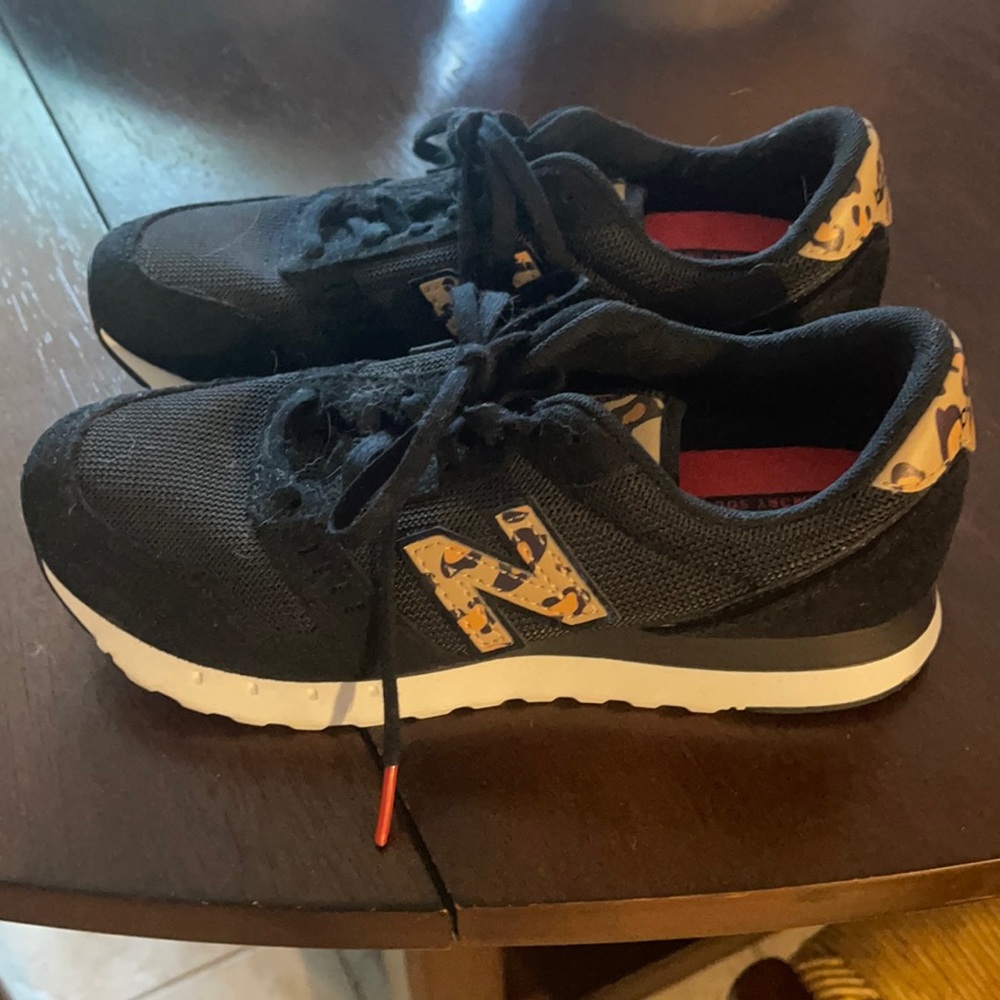New Balance leopard sneakers